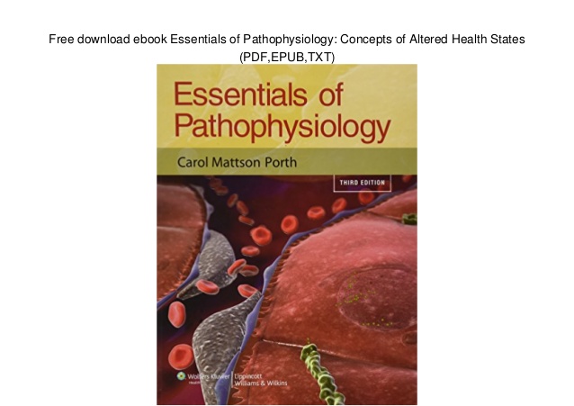 Pathophysiology Book Pdf Free Download